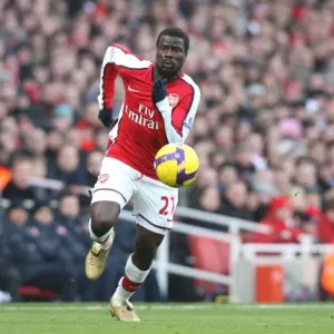 Emmanuel Eboue's Triumph: Arsenal 1-0 Portsmouth, Barclays Premier League, Emirates Stadium, London, 28/12/2008 Emmanuel Eboue's Triumph: Arsenal 1-0 Portsmouth, Barclays Premier League, Emirates Stadium, London, 28/12/2008