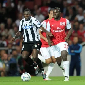 Emmanuel Frimpong (Arsenal) Kwadwo Asamoah (Udinese). Arsenal 1: 0 Udinese
