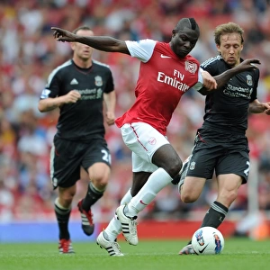 Emmanuel Frimpong (Arsenal) Lucas (Liverpool). Arsenal 0: 2 Liverpool. Barclays Premier League