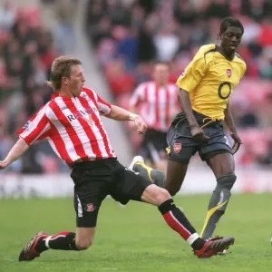 Emmauel Adebayor (Arsenal) Danny Collins (Sunderland)