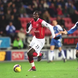 Emmauel Adebayor (Arsenal) Emmerson Boyce (Wigan)