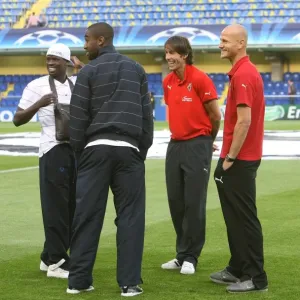 Emmnauel Eboue and Johan Djourou Emmnauel Eboue and Johan Djourou