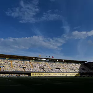 Empty Estadio de la Ceramica: Villarreal CF vs. Arsenal, UEFA Europa League Semi-Final