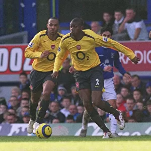 Everton's 1-0 Victory Over Arsenal: Abou Diaby vs. Phil Neville, FA Premiership, Goodison Park, 21st January 2006