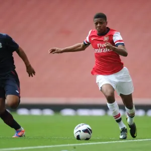Exclusive: Chuba Akpom Breaks Past Blackburn's Henley in Arsenal U21 Clash Exclusive: Chuba Akpom Breaks Past Blackburn's Henley in Arsenal U21 Clash