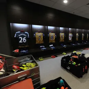 Exclusive: A Peek into Arsenal's Changing Room Before the Arsenal v Singapore XI Match, 2015
