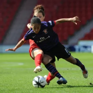 FA Cup Final Print: Yankey vs James, Arsenal Ladies v Bristol Academy 2013 FA Cup Final Print: Yankey vs James, Arsenal Ladies v Bristol Academy 2013