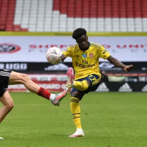 FA Cup Quarterfinal: Heart-stopping Moment as Olivier McBurnie Blocks Bukayo Saka's Game-Changing Cross (Sheffield United vs. Arsenal)