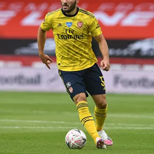 FA Cup Quarterfinal: Sead Kolasinac of Arsenal in Action against Sheffield United