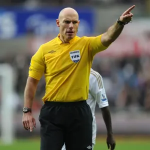 FA Cup Third Round: Swansea vs. Arsenal - Referee Howard Webb Overssees the Action FA Cup Third Round: Swansea vs. Arsenal - Referee Howard Webb Overssees the Action