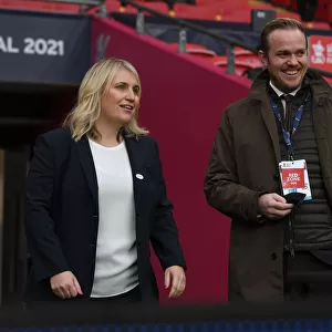 FA Women's Cup Final: Pre-Match Conversation Between Jonas Eidevall and Emma Hayes at Wembley Stadium