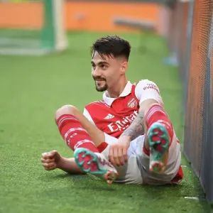 Fabio Vieira in Action: Arsenal vs. Sporting CP - UEFA Europa League Round of 16, Lisbon 2023