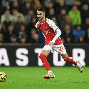 Fabio Vieira in Action: Arsenal vs. Newcastle United, Premier League 2023-24