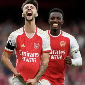 Fabio Vieira Scores Fourth Goal: Arsenal's Emirates Victory over Sheffield United (2023-24) Fabio Vieira Scores Fourth Goal: Arsenal's Emirates Victory over Sheffield United (2023-24)
