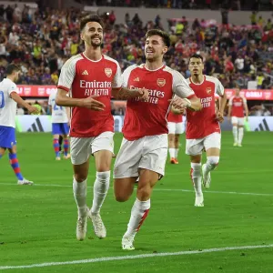 Fabio Vieira's Five-Goal Blitz: Arsenal's Epic Comeback Against FC Barcelona (2023-24 Pre-Season Friendly)