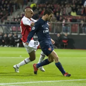 Fabregas Strikes: Arsenal vs. AZ Alkmaar, 1-1 in Champions League Fabregas Strikes: Arsenal vs. AZ Alkmaar, 1-1 in Champions League