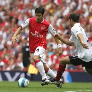 Print of Fabregas vs Bocanegra, Barclays Premier League Match