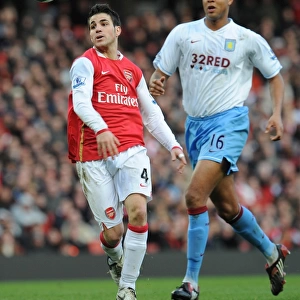 Fabregas vs. Knight: The Intense Rivalry - Arsenal vs. Aston Villa, 1:1, Barclays Premier League, Emirates Stadium, 1/3/2008