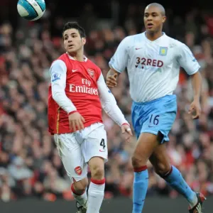Fabregas vs. Knight: The Intense Rivalry - Arsenal vs. Aston Villa, 1:1, Barclays Premier League, Emirates Stadium, 1/3/2008 Fabregas vs. Knight: The Intense Rivalry - Arsenal vs. Aston Villa, 1:1, Barclays Premier League, Emirates Stadium, 1/3/2008