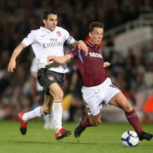 Fabregas vs. Parker: The Battle of Midfield at Upton Park, 2009 Fabregas vs. Parker: The Battle of Midfield at Upton Park, 2009