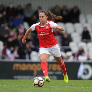 Fara Williams: In Action for Arsenal Ladies Against Tottenham Hotspur Ladies in FA Cup 2017