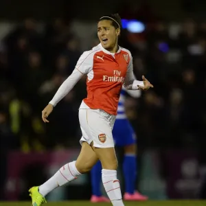 Fara Williams in Action: Arsenal Ladies vs. Reading FC Women, WSL 1, 2016