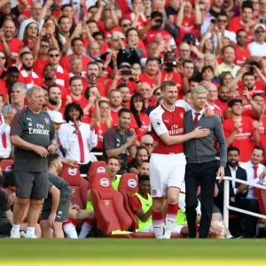 A Farewell Embrace: Mertesacker and Wenger's Last Moment at Arsenal (2017-18)
