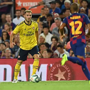 FC Barcelona vs. Arsenal: Sead Kolasinac in Action at the Nou Camp (2019-20 Pre-Season Friendly)