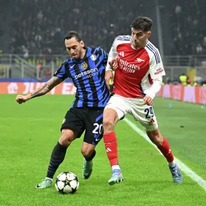 FC Internazionale Milano v Arsenal FC - UEFA Champions League 2024/25 League Phase MD4 FC Internazionale Milano v Arsenal FC - UEFA Champions League 2024/25 League Phase MD4