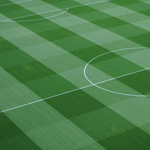 First Look: Newly Resurfaced Emirates Stadium Pitch, July 2014
