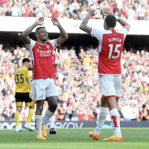 Five-Star Arsenal: Kiwior and Jesus's Goal Celebration (2022-23) Five-Star Arsenal: Kiwior and Jesus's Goal Celebration (2022-23)