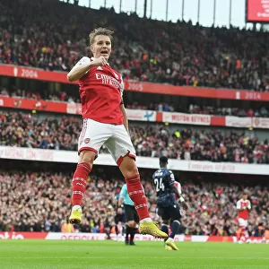 Five-Star Odegaard: Martin's Brace Leads Arsenal's Rampage against Nottingham Forest (2022-23)