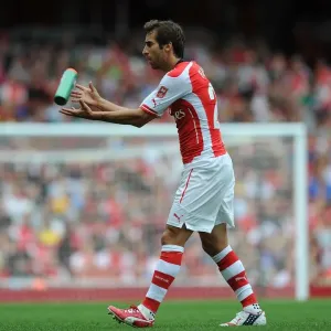 Flamini in Action: Arsenal vs Benfica, Emirates Cup 2014