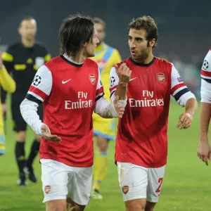 Flamini and Rosicky: A Chat at Half-Time - Napoli vs. Arsenal, UEFA Champions League (2013-14) Flamini and Rosicky: A Chat at Half-Time - Napoli vs. Arsenal, UEFA Champions League (2013-14)
