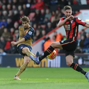 Flamini vs. Surman: Blocked Shot in the Arsenal vs. Bournemouth Derby (2015-16)