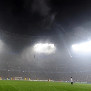 Fog comes down in the Donbass Arena. Shakhtar Donetsk 2: 1 Arsenal, UEFA Champiojns League