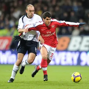 Fran Merida (Arsenal) Gavin McCann (Bolton). Bolton Wanderers 0: 2 Arsenal