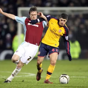 Fran Merida (Arsenal) Graham Alexander (Burnley) Fran Merida (Arsenal) Graham Alexander (Burnley)