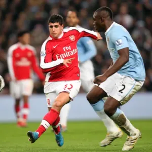 Fran Merida (Arsenal) Micah Richards (Man City). Manchester City 3: 0 Arsenal