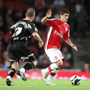 Fran Merida (Arsenal) Nick Montgomery (Shef Utd) Fran Merida (Arsenal) Nick Montgomery (Shef Utd)