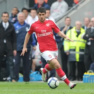 Fran Merida (Arsenal). Wigan Athletic 3: 2 Arsenal, FA Barclays Premier League
