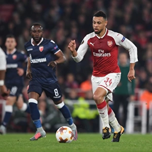 Francis Coquelin: In Action for Arsenal in Europa League Clash Against Red Star Belgrade, 2017