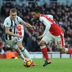 Francis Coquelin (Arsenal) Darren Fletcher (WBA). Arsenal 1: 0 West Bromwich Albion
