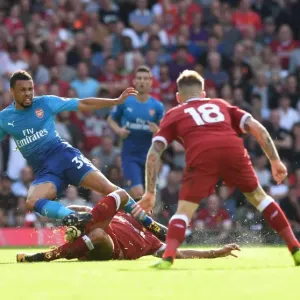 Francis Coquelin (Arsenal) Emre Can (Liverpool). Liverpool 4: 0 Arsenal. Premier League