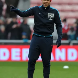 Francis Coquelin (Arsenal). Sunderland 1: 2 Arsenal. Barclays Premier League Francis Coquelin (Arsenal). Sunderland 1: 2 Arsenal. Barclays Premier League
