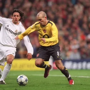 Freddie Ljungberg Print - Arsenal vs Real Madrid