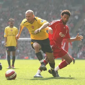 Freddie Ljungberg (Arsenal) Jermaine Pennant (Liverpool) Freddie Ljungberg (Arsenal) Jermaine Pennant (Liverpool)