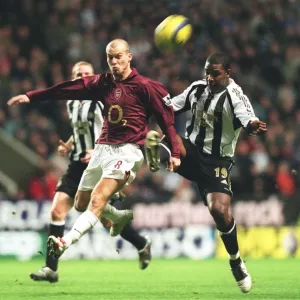 Freddie Ljungberg (Arsenal) Titus Bramble (Newcastle United)