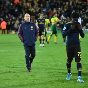 Freddie Ljungberg Leaves Carrow Road: Norwich City vs. Arsenal FC, Premier League 2019-20 Freddie Ljungberg Leaves Carrow Road: Norwich City vs. Arsenal FC, Premier League 2019-20