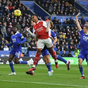 Gabriel in Action: Arsenal vs. Leicester City, Premier League 2022-23 Gabriel in Action: Arsenal vs. Leicester City, Premier League 2022-23